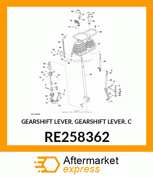 GEARSHIFT LEVER, GEARSHIFT LEVER, C RE258362