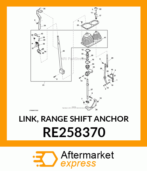 LINK, RANGE SHIFT ANCHOR RE258370