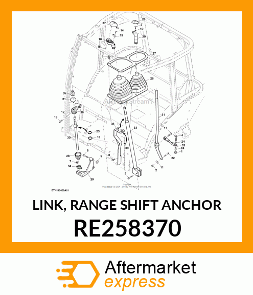 LINK, RANGE SHIFT ANCHOR RE258370