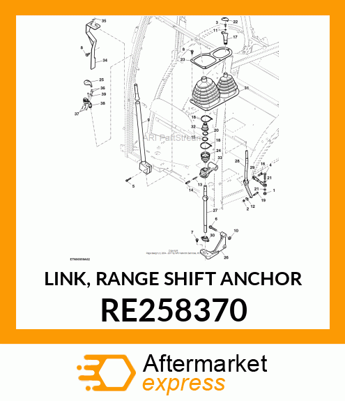 LINK, RANGE SHIFT ANCHOR RE258370