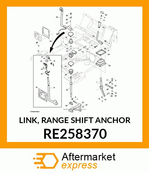 LINK, RANGE SHIFT ANCHOR RE258370