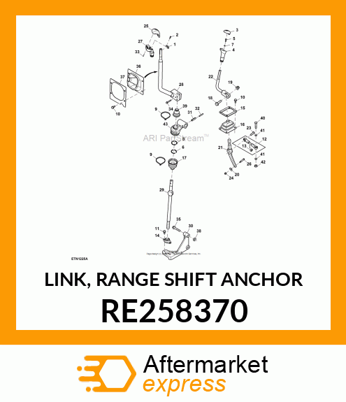 LINK, RANGE SHIFT ANCHOR RE258370