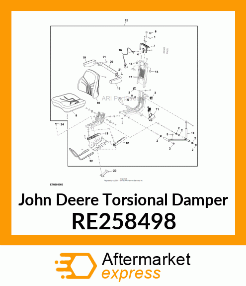 TORSIONAL DAMPER, SHOCK ABSORVER RE258498