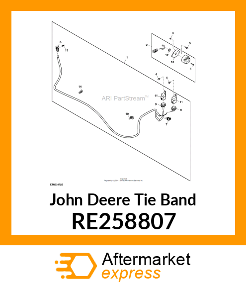 TIE BAND, 2 PIECE TIEBAND AND CHRIS RE258807