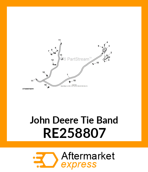 TIE BAND, 2 PIECE TIEBAND AND CHRIS RE258807