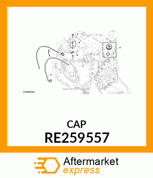 CAP, BREATHER RE259557