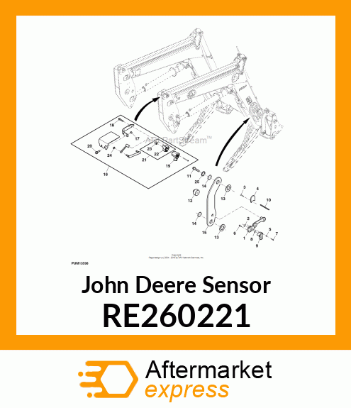 SENSOR, ROTARY POSITION RE260221