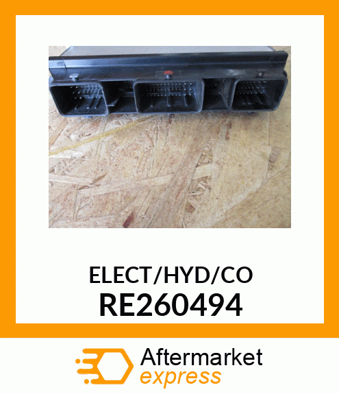 ELECTROHYDRAULIC CONTROLLER, HYDRAU RE260494