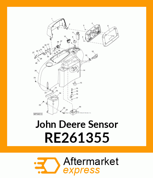 SENSOR, CONTACTING POTENTIOMETER RE261355