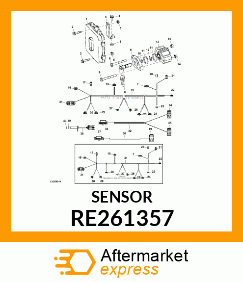 SENSOR, CONTACTING POTENTIOMETER RE261357