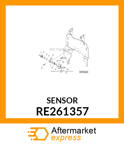 SENSOR, CONTACTING POTENTIOMETER RE261357