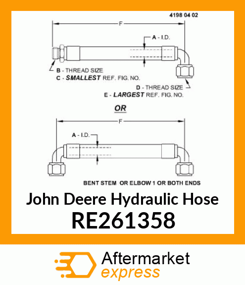 HYDRAULIC HOSE RE261358