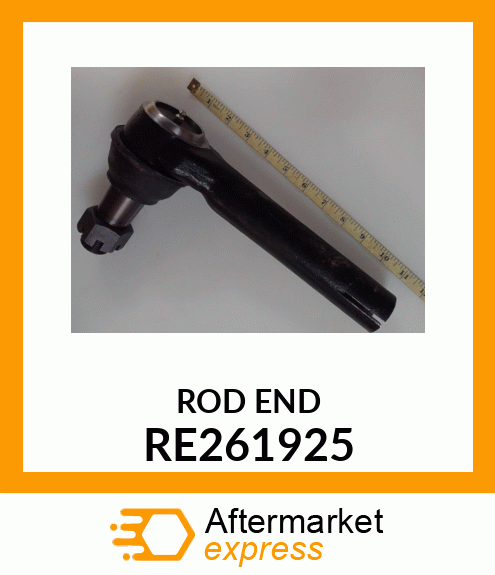 TIE ROD END, TIE ROD END RH RE261925