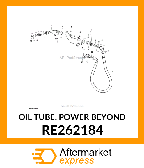 OIL TUBE, POWER BEYOND RE262184