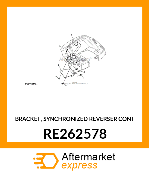 BRACKET, SYNCHRONIZED REVERSER CONT RE262578