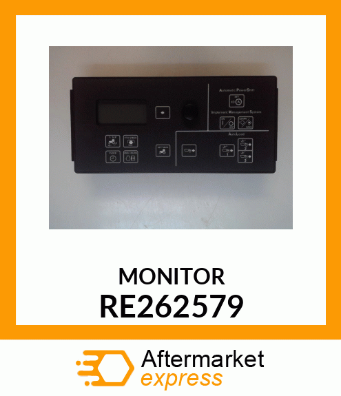 VEHICLE MONITOR, NA, W/ SCAPER KEYS RE262579