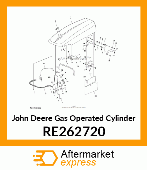 GAS OPERATED CYLINDER RE262720