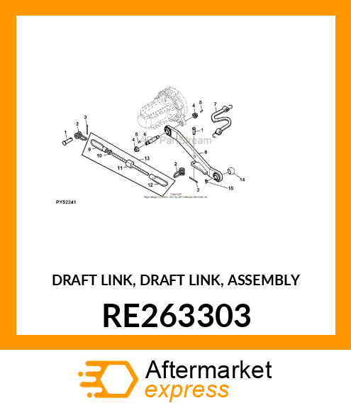 DRAFT LINK, DRAFT LINK, ASSEMBLY RE263303