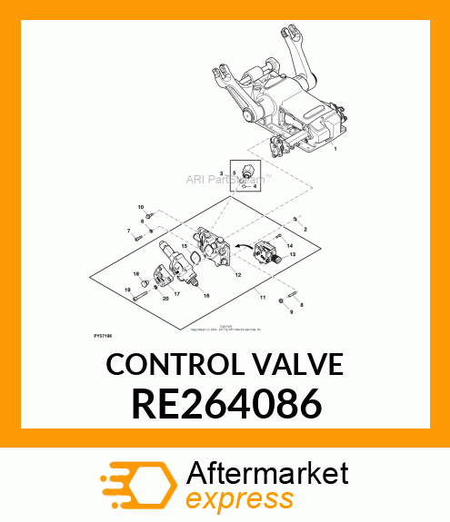 CONTROL VALVE, M18 PLUG ASSEMBLY RE264086