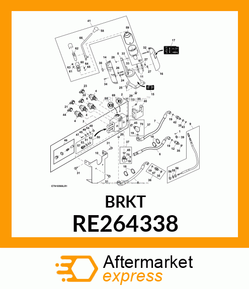 BRACKET, JOYSTICK MOUNTING ASSEMB RE264338