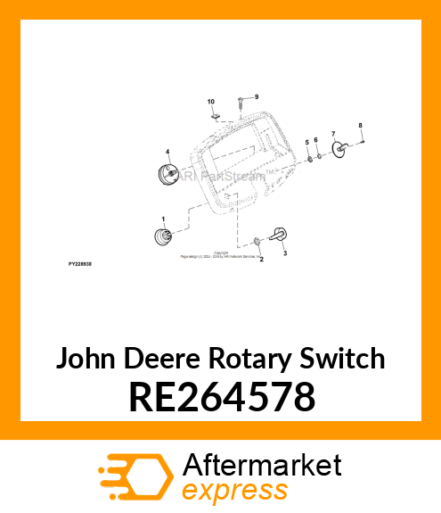 ROTARY SWITCH, ROTARY SWITCH, LIGHT RE264578
