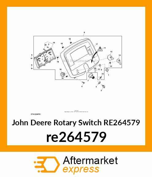 ROTARY SWITCH, ROTARY SWITCH, KEY S re264579