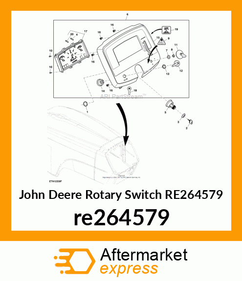 ROTARY SWITCH, ROTARY SWITCH, KEY S re264579