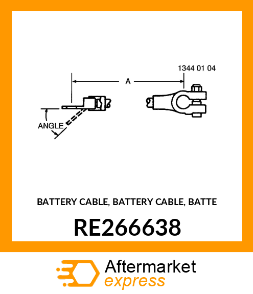 BATTERY CABLE, BATTERY CABLE, BATTE RE266638