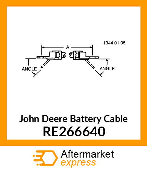 BATTERY CABLE, CAB POWER RE266640