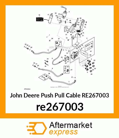 PUSH PULL CABLE, PUSH PULL CABLE, J re267003