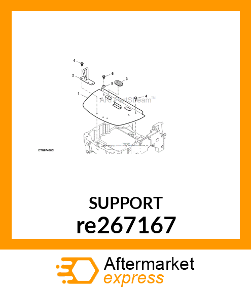 SUPPORT, SUPPORT, BATTERY re267167