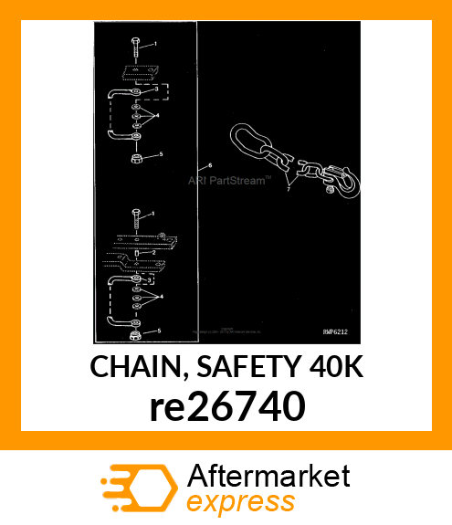 CHAIN, SAFETY 40K re26740