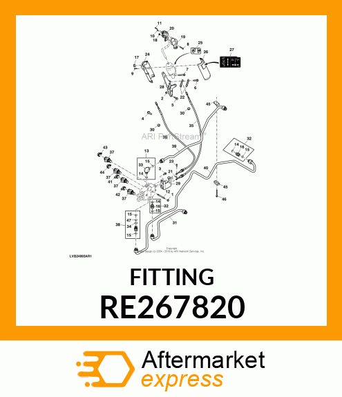 ADAPTER FITTING, POWER BEYOND PORT RE267820