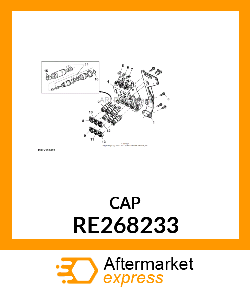 CAP, CAP, DUST 3R RE268233