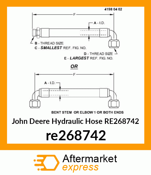 HYDRAULIC HOSE re268742