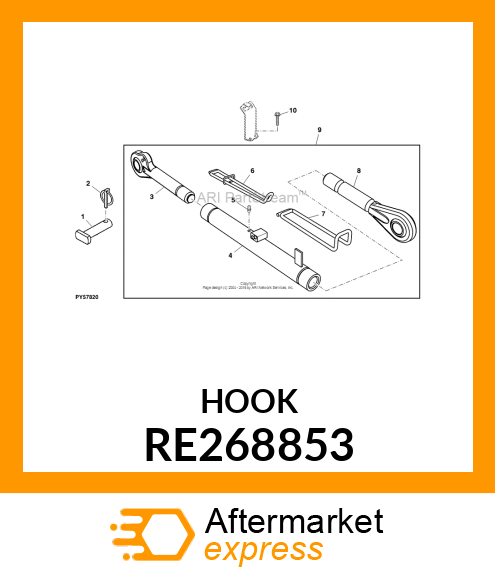 HANDLE, HANDLE, ASSEMBLY LOCKING RE268853