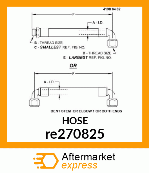 HYDRAULIC HOSE re270825