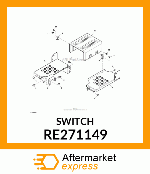 SWITCH, BRAKE LIGHT SWITCH RE271149