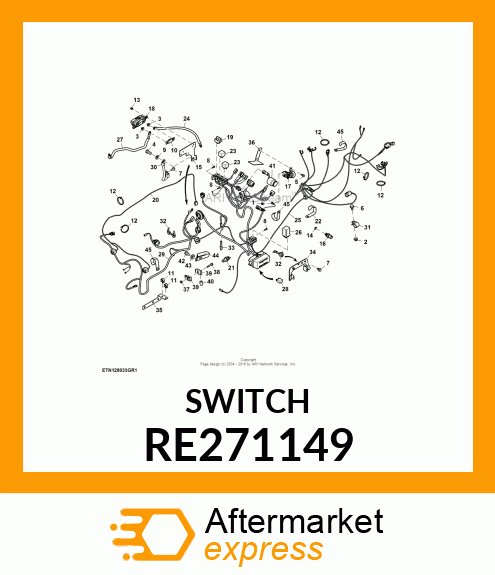 SWITCH, BRAKE LIGHT SWITCH RE271149