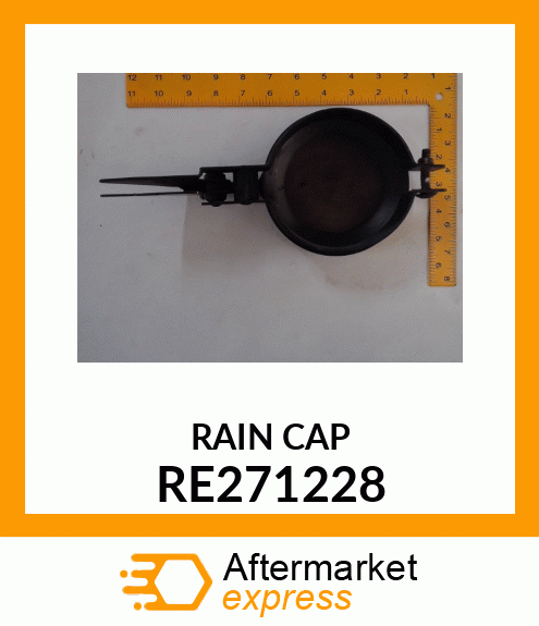 EXHAUST CAP, RAIN CAP, 114.3 MM OD RE271228