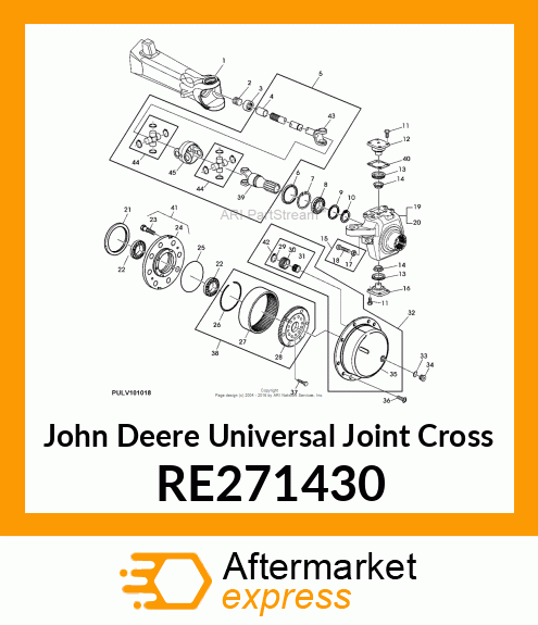 UNIVERSAL JOINT CROSS RE271430