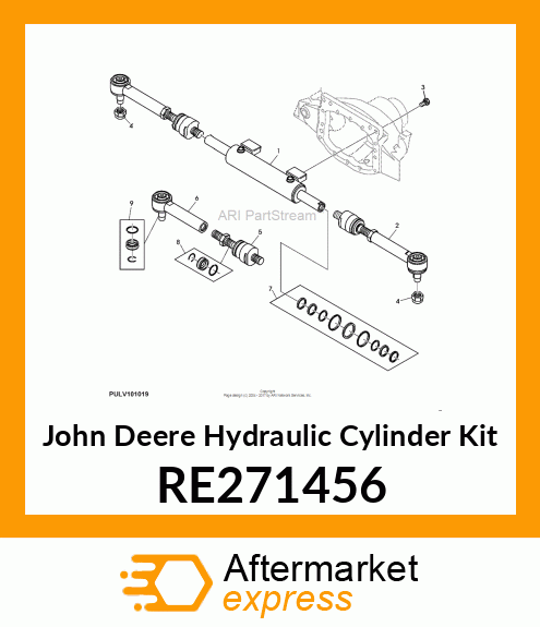 HYDRAULIC CYLINDER KIT, STEERING CY RE271456