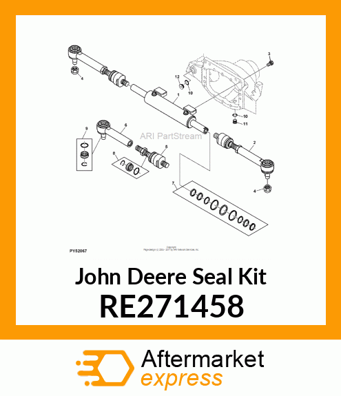 SEAL KIT, TIE ROD 90 DEGREE JOINT RE271458