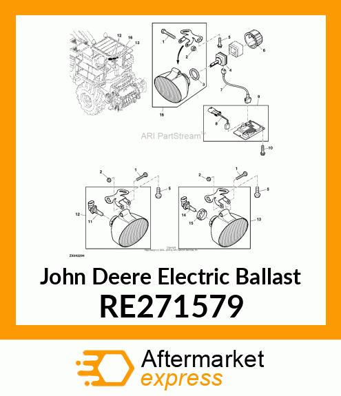 ELECTRIC BALLAST, HID RE271579