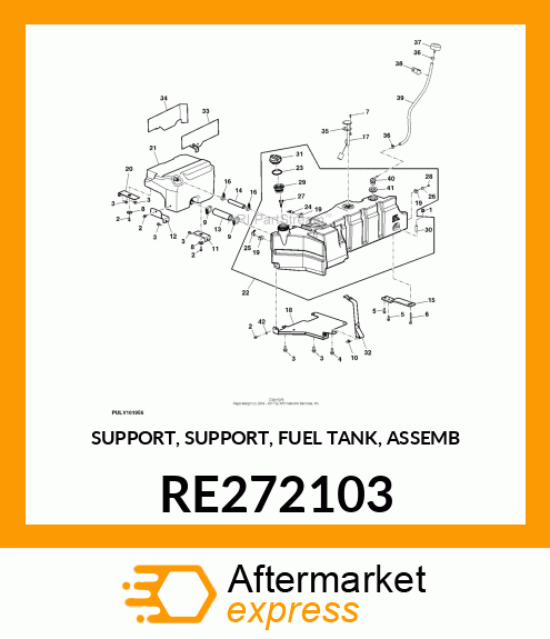 SUPPORT, SUPPORT, FUEL TANK, ASSEMB RE272103