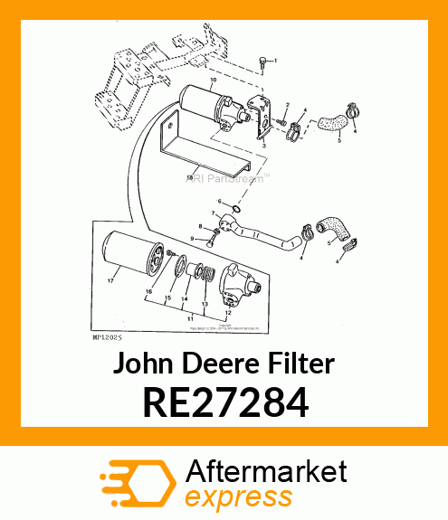 FILTER, ELEMENT, OIL RE27284