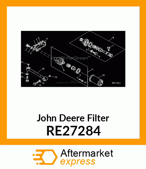 FILTER, ELEMENT, OIL RE27284