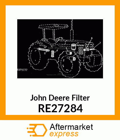 FILTER, ELEMENT, OIL RE27284