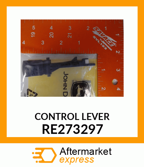 CONTROL LEVER, SCV, PADDLE, BLACK RE273297