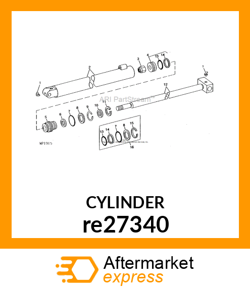 HYDRAULIC CYLINDER, 56X32 re27340